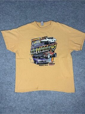 Gildan Mustard 2021 Summer Nationals Graphic Tee